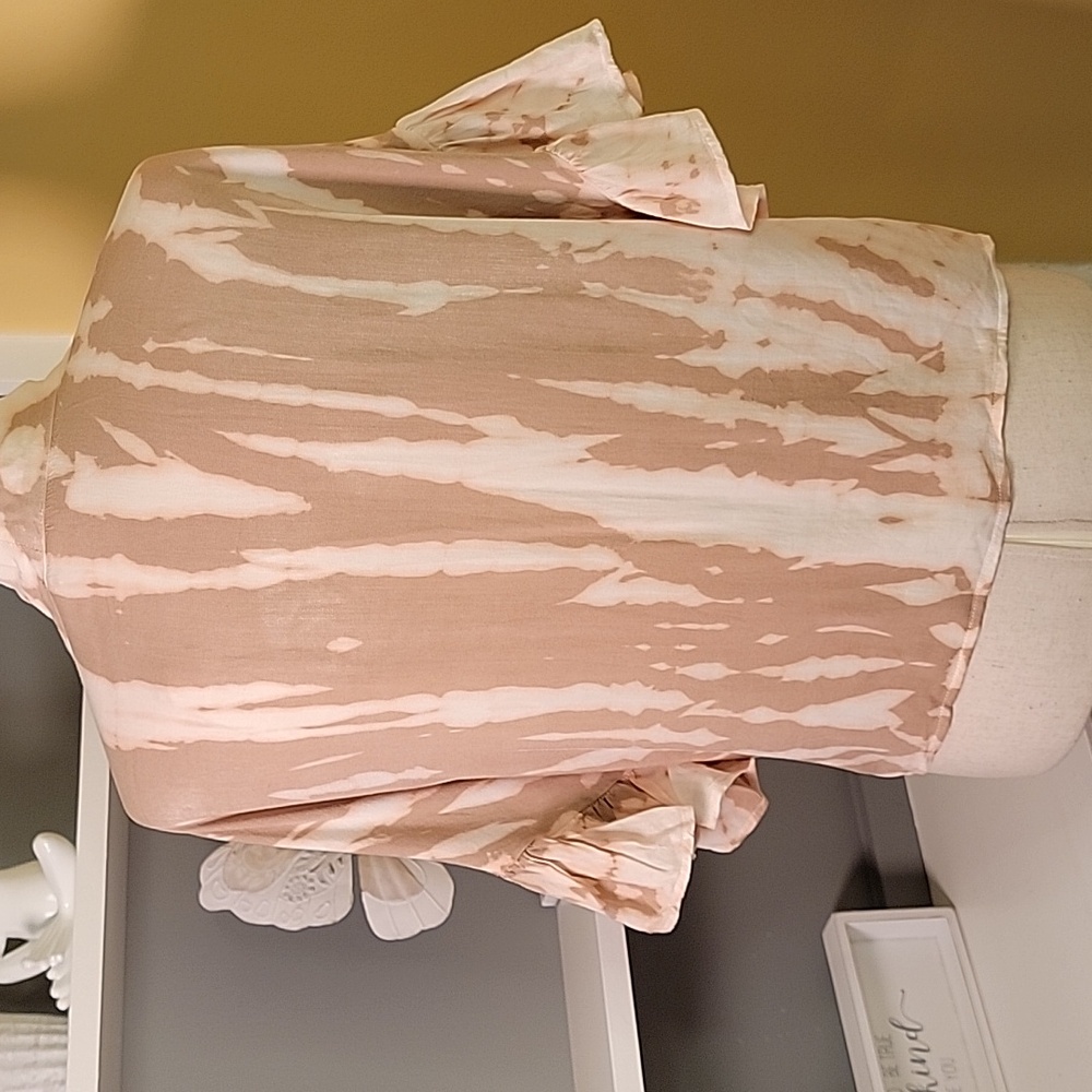 Mystree Tie-Dye Lounge 3 Piece Set - Blush Beige - Picture 7 of 12